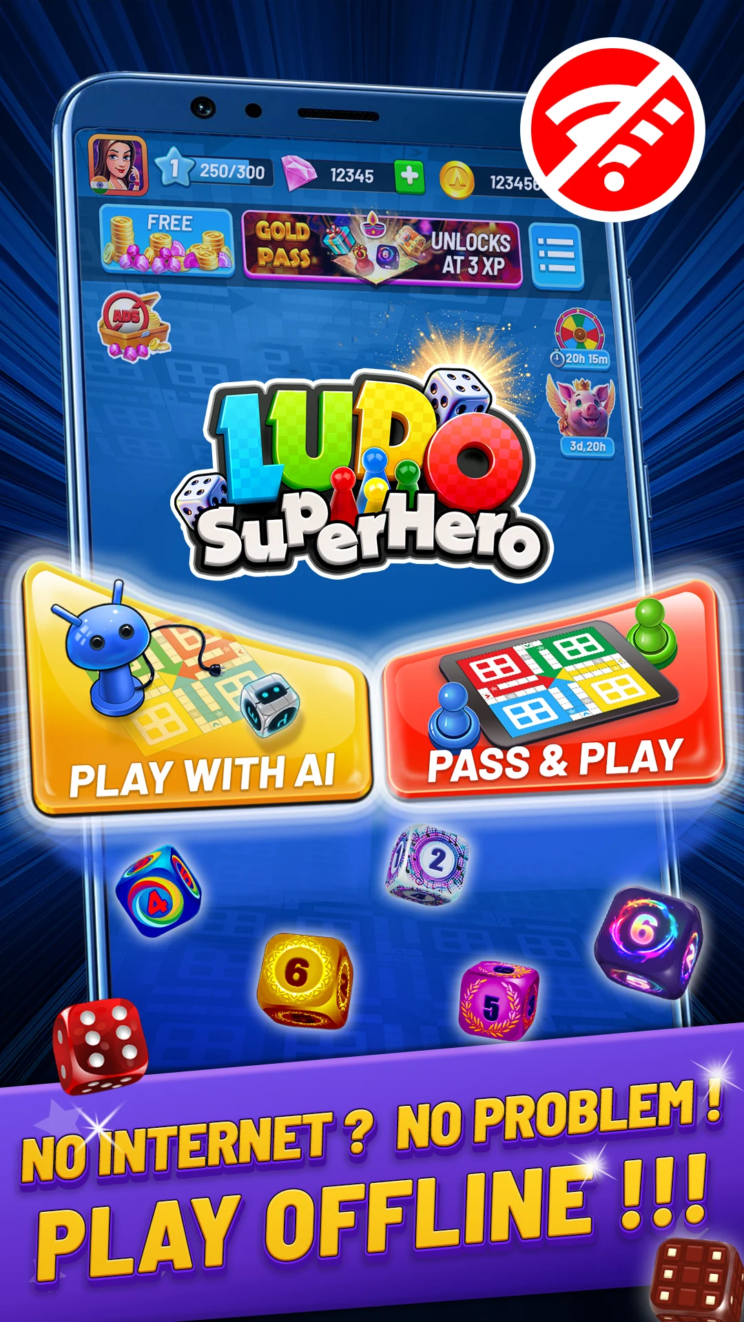 Ludo SuperHero - Fun dice game screenshot